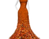 [L] Orange Royal Gown