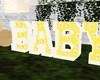 yellow baby marquee