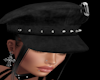 Black Studded Hat