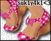 Baby Wedges in Pink