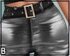 Silver Leather Pants