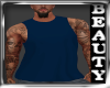 BLUE TATTED TANK MUSCLE
