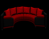 Red/Black Sofa With Pose