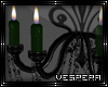 -V- Emerald Wall Candles
