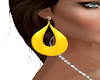 S4 Yellow Hoop Earrings