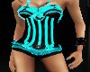 !DD! Toxic Teal Corset