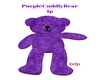 PurpleCuddly Bear 1p