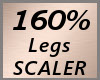 Leg Scale 160% F