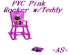 PVC Pink Rocker w/teddy