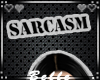 {B} Sarcasm head sign
