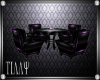 Purple/Black Club Chair