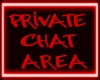 Private Chat Sign (Red)