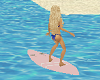 Pink Surfboard animated