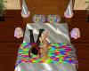 ~QSJ~Rainbow poses bed