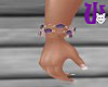 Satin Bracelet  purple