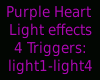 {LA} Purple heart light 