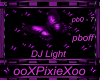 Purple Butterfly DJ Ligh