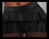 N-D Fringed Skirt Black