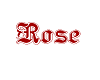 Rose Name Sign