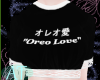 AT Oreo Love Crop Shirt
