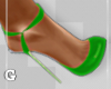 G l Lime Spiked Heel