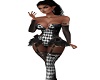 Harlequin Clown-White