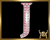 Marquee Letter j Pink