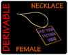Derivable Necklace/F NC