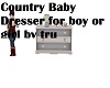 Country Baby Dresser
