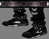 Black Flame Sneakers