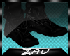 [Zau] gray black boots