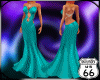SD Teal Silver Gown