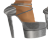 Mrs or Miss Grey Heels