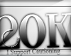 (C)20K Support Sticker