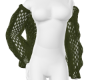 [MM] Olive Crochet Cardi