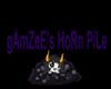 Gamzee Horn Pile