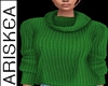 A| Green Sweater