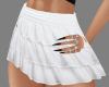Ruffle White Skirt RL