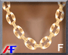 AF.Gold Chain Necklace F