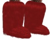 JEMMA2 B RED FUR BOOTS