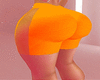 Orange Biker Shorts embx