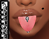 $.Tongue + piercing