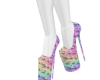 z| barbie pink LV heels
