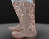 E* Cowgirl Beige Boots