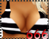 (666) bikini white top