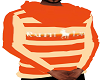 polo men orange sweater