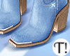 T! Blue Denim Boots