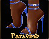 P9)"IDA"Cool Blue Heels