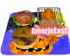 Spooky Burger Plate
