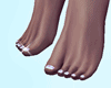 French Nail Bare Feet S